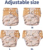 Baby Cloth Diapers One Size Adjustable Washable Reusable for Baby Girls and Boys - Image 6